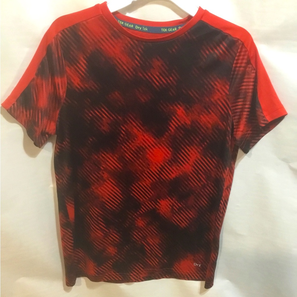 TEK Gear Dry Tek Short Sleeve Shirt Boys Size M(10/12)